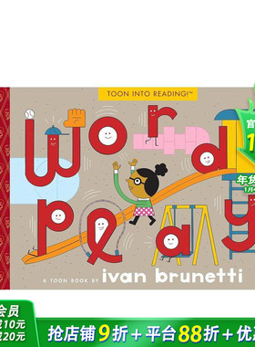 【预售】词汇之乐（TOON Level 1）（平装版） Wordplay 3岁+英文儿童分阶阅读绘本 认知启蒙进口童书