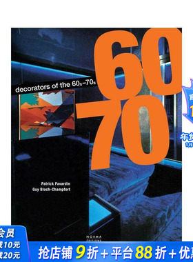 【预售】1960-1970年代室内装饰大师 Decorators of the 1960s and 1970s， The 原版英文室内设计装饰 正版进口书