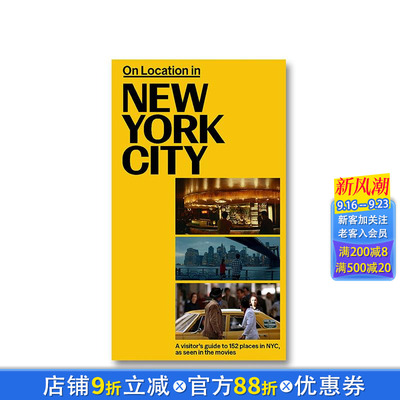 【预售】A24纽约电影地图 On Location in New York City 原版英文生活 正版进口书