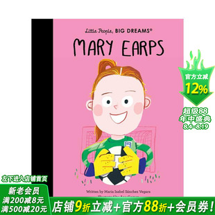 【预售】【小人物 大梦想】玛丽·厄普斯 曼联 足球女明星【Little People  Big Dreams】Mary Earps 英文儿童故事绘本进口书
