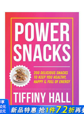 【预售】能量零食 Power Snacks 原版英文餐饮生活美食 正版进口书