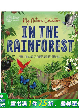 【预售】我的自然收藏：在雨林中（平装） My Nature Collection: In the Rainforest 英文儿童插画故事绘本 进口童书