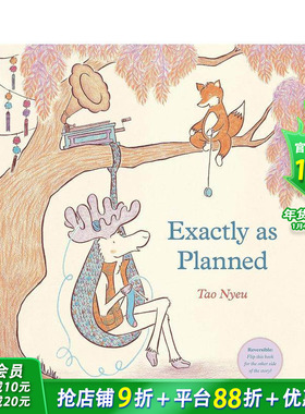 【现货】照计划进行 可双面阅读 Exactly As Planned 英文儿童插画故事绘本 进口童书