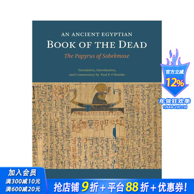 【现货】一本关于往生者的古埃及图书：索博克莫司手记 An Ancient Egyptian Book of the Dead 原版英文人文历史 正版进口书