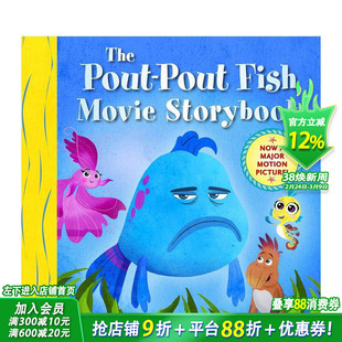 【预售】噘嘴鱼 电影故事书 The Pout-Pout Fish Movie Storybook 英文儿童插画故事绘本 进口童书