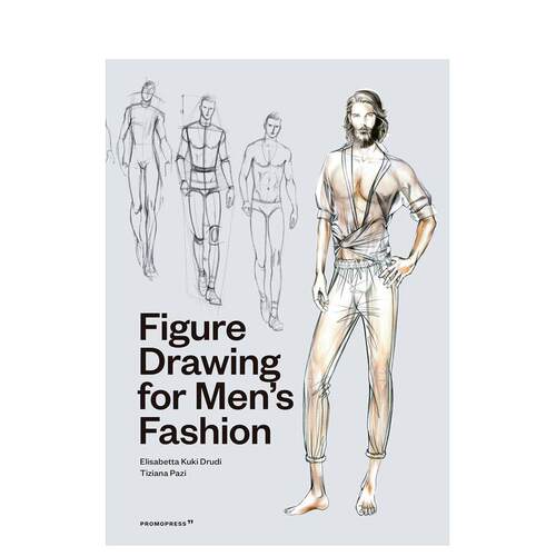 【预售】男装的人像绘图 Figure Drawing for Men’s Fashion 服装设计手册 英文原版进口画册画集