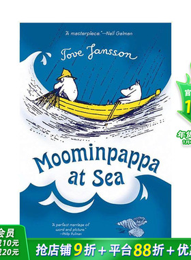 【现货】姆明爸爸在海上 Moominpappa at Sea 英文儿童章节桥梁故事书 英语拓展阅读进口书