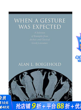 【预售】预期的手势 When a Gesture Was Expected 原版英文人文历史 正版进口书
