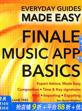 【现货】Finale Music App Basics，终曲APP基础知识 原版图书籍进口正版 Ben Byram-Wigfield|Ronan Macdonald 生活综合