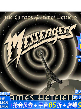 【预售】音乐信使：詹姆斯·海特菲尔德的吉他 Messengers:The Guitars of James Hetfield 英文音乐 正版进口书