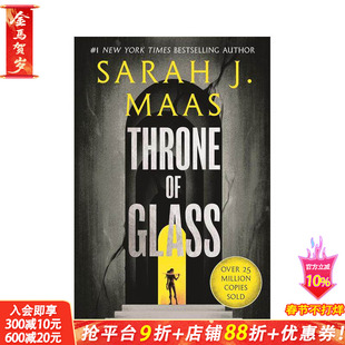 【预售】奇幻小说 荆棘与玫瑰作者 玻璃王座 Throne of Glass 原版英文文学小说 正版进口书