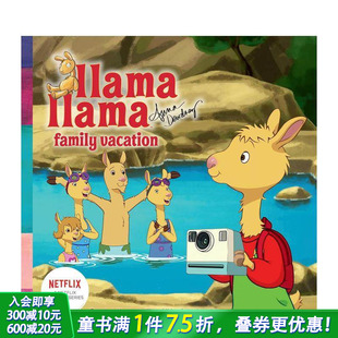 Llama羊驼拉玛 Llama Family Vacation家庭假期 儿童绘本 英文原版 现货