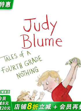 【预售】福弟爆笑成长日记：四年级的小麻烦精 平装 Fudge Series1:Tales of a Fourth Grade Nothing英文儿童故事书英语拓展阅读