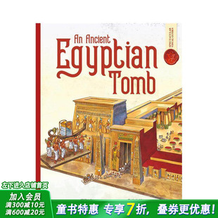 【预售】古埃及陵墓：震撼视觉指南 Ancient Egyptian Tomb: Spectacular Visual Guides 英文儿童插画科普绘本 进口童书