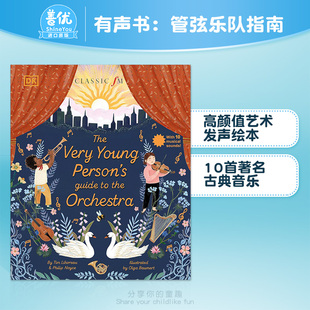 Guide 包邮 Person’s 现货 10首 Very The 名古典音乐 the 英文儿童进口绘本书 有声书 Orchestra Young 管弦乐队指南