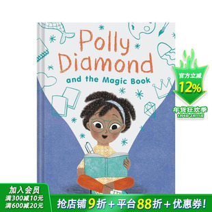 【预售】【Polly Diamond】魔术书 【Polly Diamond】the Magic Book 英文儿童桥梁章节故事 英语拓展阅读进口书