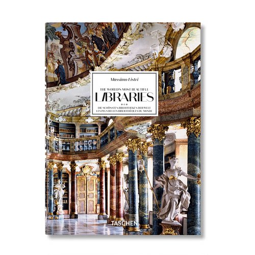 【现货】TASCHEN马西莫·利斯特里:世界上Z美图书馆Massimo Listri The World's Most Beautiful Libraries摄影画册英文进口书