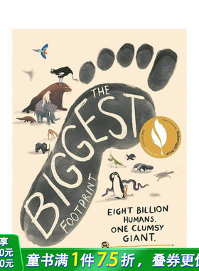 【现货】英文原版 The Biggest Footprint 大脚印 艺术绘本 趣味想象力故事 10岁以上 善优童书