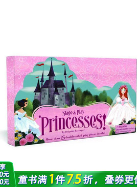 【现货】游戏舞台：公主 儿童欢乐游戏套装 Princesses 趣味互动手工 生日节日礼物 适合3-6岁
