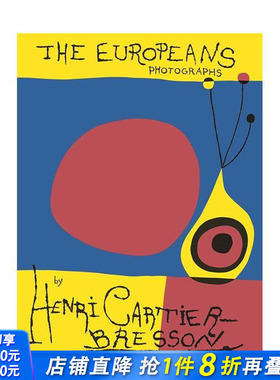【预售】亨利·卡蒂埃-布列松：欧洲人 Henri Cartier-Bresson: The Europeans 原版英文摄影作品集 正版进口书