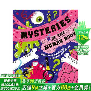 【现货】人体奥秘：奇妙与古怪的人体构造 Mysteries of the Human Body 英文儿童插画趣味科普绘本 进口童书