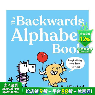 【现货】倒序字母书 The Backwards Alphabet Book 原版英文儿童语言/概念启蒙