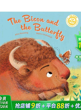 【预售】野牛和蝴蝶：生态系统的故事 The Bison and the Butterfly: An ecosystem story 英文儿童插画科普绘本 进口童书