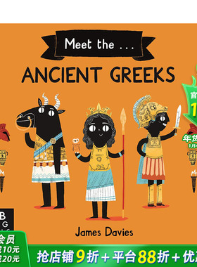 【现货】【Meet the...】认识古希腊人 Meet the Ancient Greeks 科普知识百科 艺术插画英语绘本 英文儿童进口图书 善优童书
