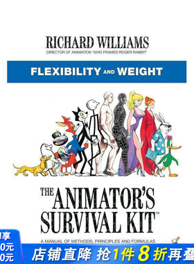 【现货】英文原版 动画师的生存工具包：灵活性和重量 The Animator’s Survival Kit 艺术技法 正版进口图书画册