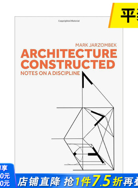 【预售】建构的建筑（平装） Architecture Constructed 原版英文建筑设计 正版进口图书