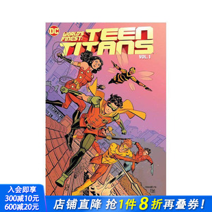 英文漫画书 进口书 World Teen Titans Finest 世界Z佳：少年泰坦 正版 原版 现货
