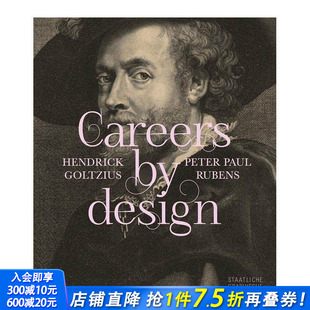 戈尔齐乌斯和彼得 进口书 正版 Design 预售 亨德里克 Hendrick 鲁本斯 保罗 英文艺术画册画集 设计生涯Careers Goltzius