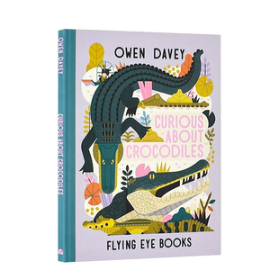 【现货】【插画师Owen Davey】好奇的鳄鱼Curious About Crocodiles 动物科普系列自然知识故事艺术绘本 英文原版【善优童书】
