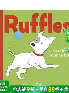 【预售】Ruffles和遗失的弹跳球（平装） Ruffles and the Lost Bouncy Ball 英文儿童插画故事绘本 进口童书