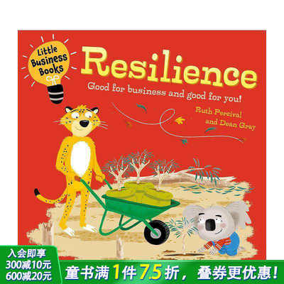 【预售】给孩子的商业小丛书：韧性 Little Business Books: Resilience 英文儿童插画科普绘本 进口童书