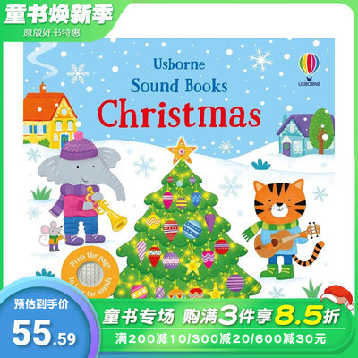 【预售】【有声书】圣诞节 【Sound Books】Christmas  英文儿童趣味互动绘本 进口童书