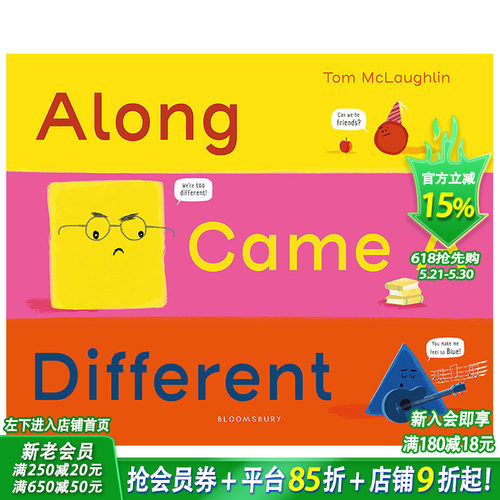 【现货】英文原版 随之而来的是另一种不同 ALONG CAME A DIFFERENT 儿童英语绘本 进口童书