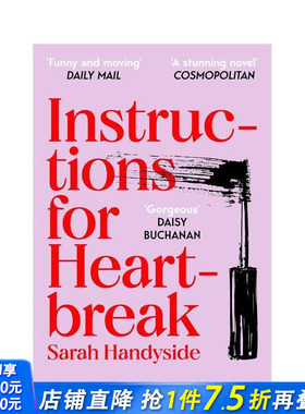 【预售】心碎指南 Instructions for Heartbreak  原版英文文学小说 女性友谊 自爱 能量 正版进口书