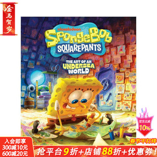 【预售】海绵宝宝25周年海底世界艺术设定集 SpongeBob SquarePants 原版英文艺术插画原画设定集 正版进口书