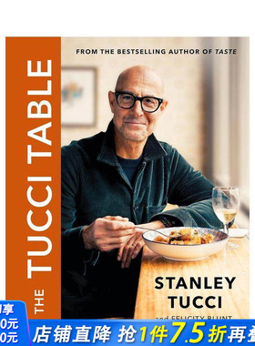 【预售】图奇的餐桌 The Tucci Table 原版英文餐饮生活美食 正版进口图书