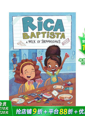 【预售】瑞卡·巴普蒂斯塔：一周的恶作剧 Rica Baptista: A Week of Shenanigans 英文儿童故事 英语拓展阅读进口童书