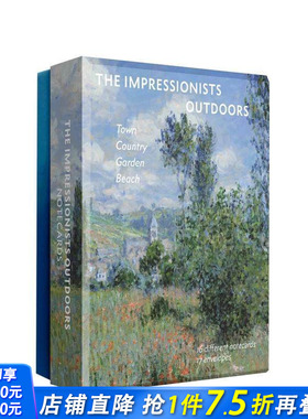 【预售】户外的印象派画家 The Impressionists Outdoors 原版卡牌 正版进口书