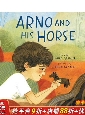 【预售】英文原版 Felicita Sala 儿童插画绘本 阿诺和他的马 精装 Arno and His Horse【善优图书】
