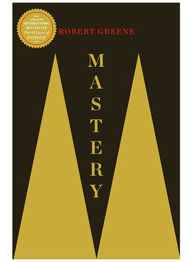 【预售】Mastery，专精力 精通之道 通往卓越的秘诀 权力的48条法则 人性的法则作者Robert Greene 英文正版进口书