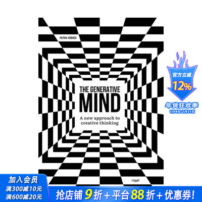 【预售】生成式思维：创造性思维的新途径 The Generative Mind 原版英文数字媒体设计 创意编程视觉传达生成式设计 正版进口书
