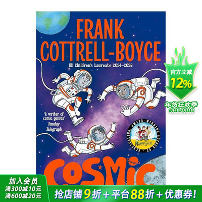【预售】宇宙 儿童文学奖Frank Cottrell Boyce Cosmic 12岁+英文故事小说 英语阅读拓展进口书