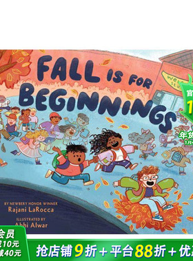 【预售】秋日启程时 Fall Is For Beginnings 英文儿童插画故事绘本 进口童书