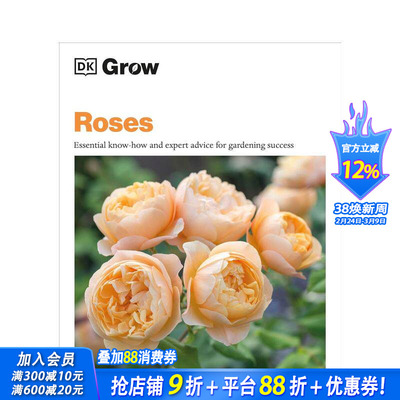 【预售】玫瑰：园艺基本知识与专家建议 Essential Know-how and Expert Advice for Gardening Success 原版英文生活 正版进口书