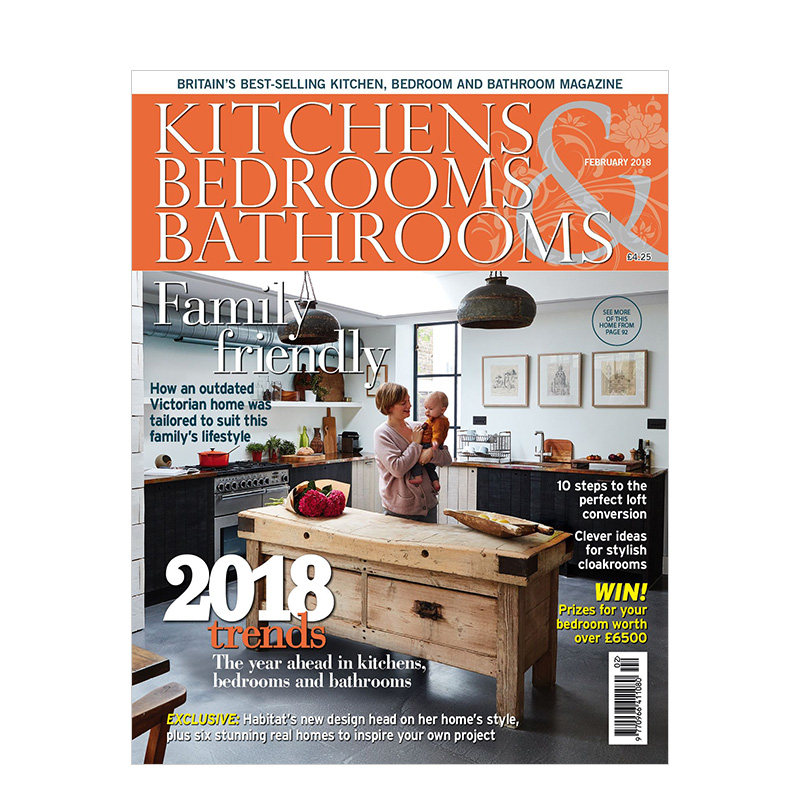 订阅 KITCHENS BEDROOMS & BATHROOMS 家居杂志 美国原版 年订12期 B248 年订12期