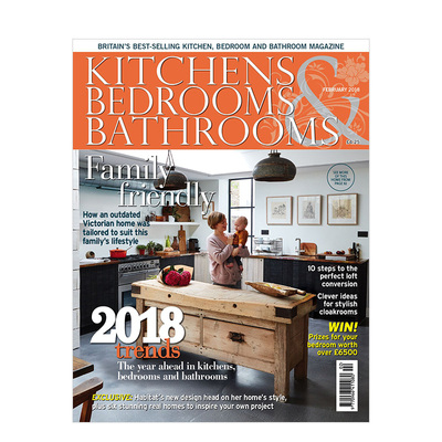 订阅 KITCHENS BEDROOMS & BATHROOMS 家居杂志 美国原版 年订12期 B248 年订12期
